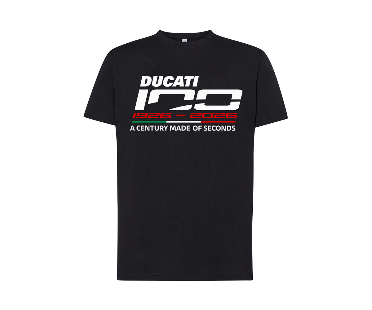 Koszulka DUCATI100 celebrate D.O.C. Poland czarna