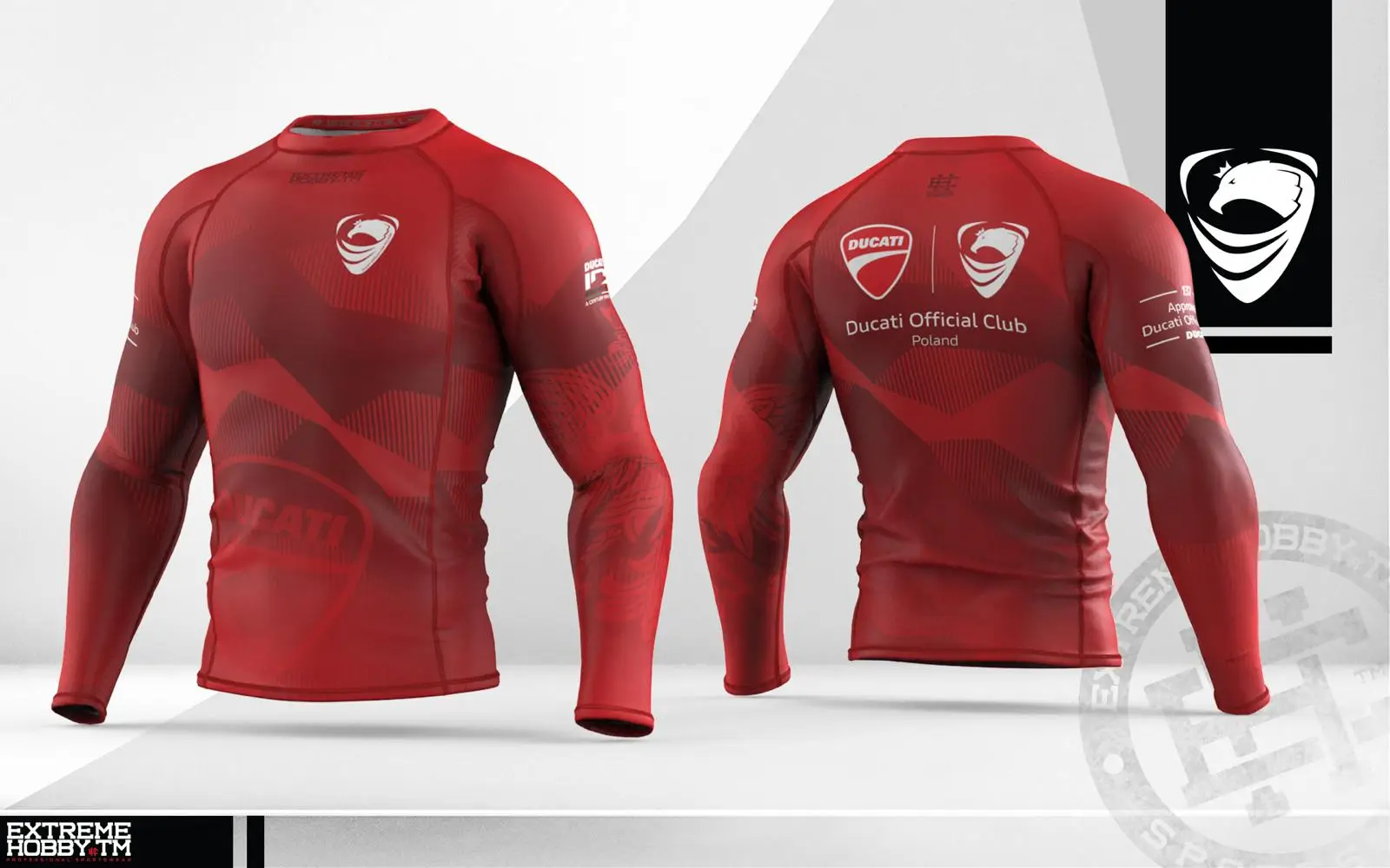 Rashguard długi rękaw 7 panelowy damski